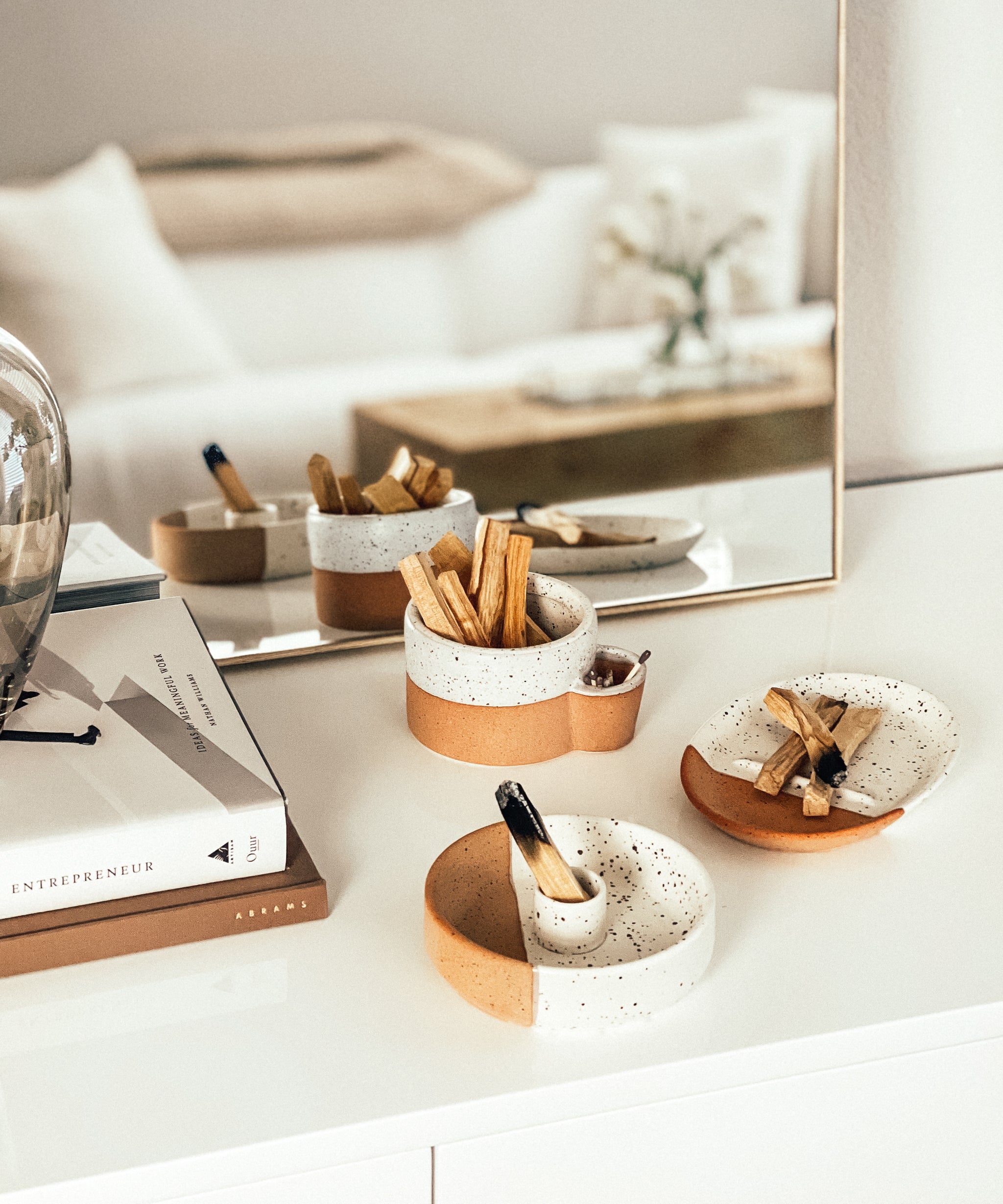 22AW NEIGHBORHOOD BONE PALO SANTO HOLDER